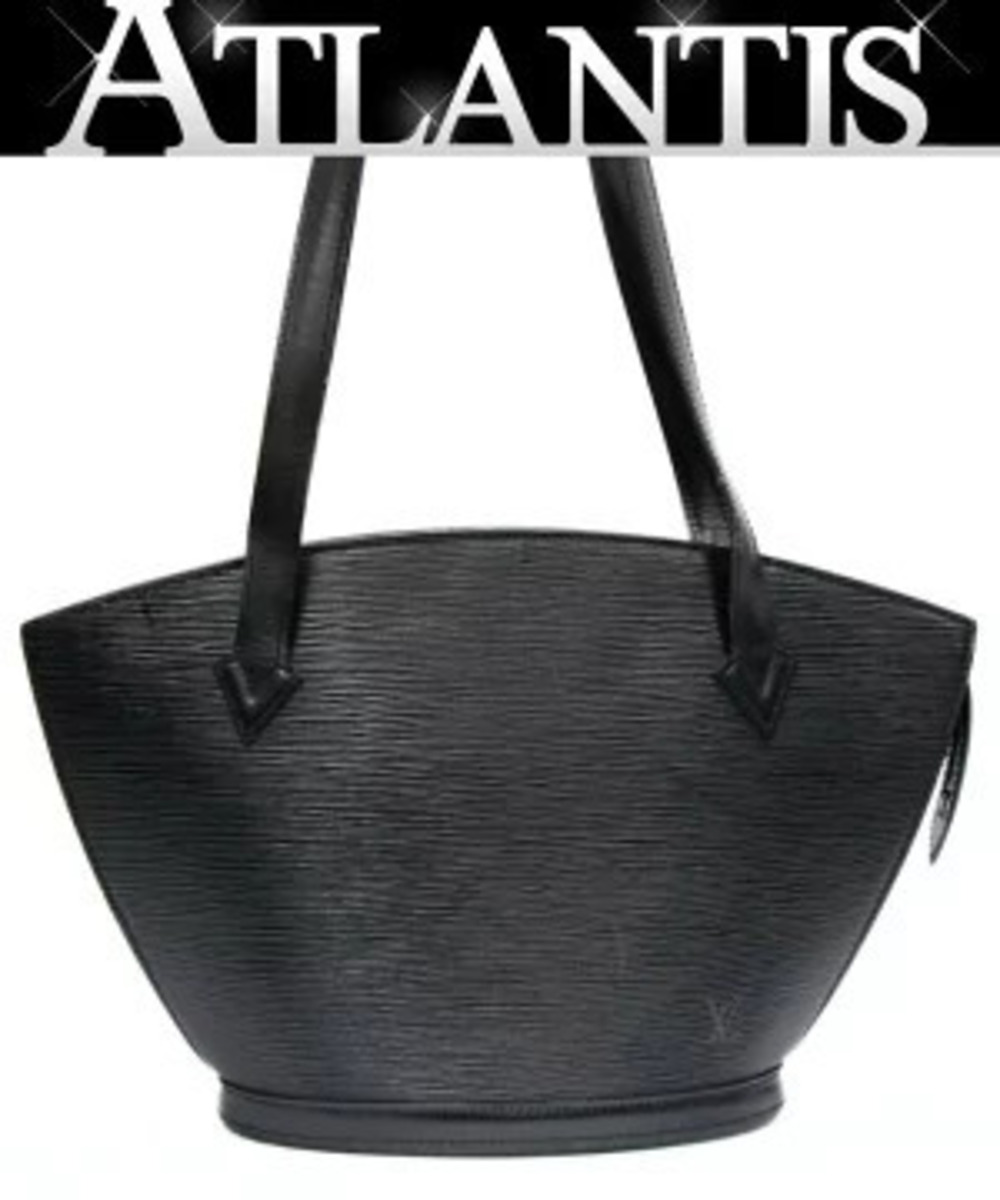 Louis Vuitton Saint Jacques Shopping Handbag Epi Leather Black